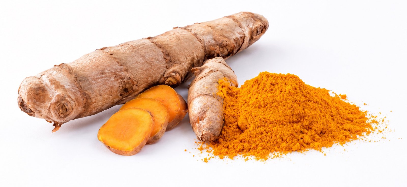 Turmeric root and powder